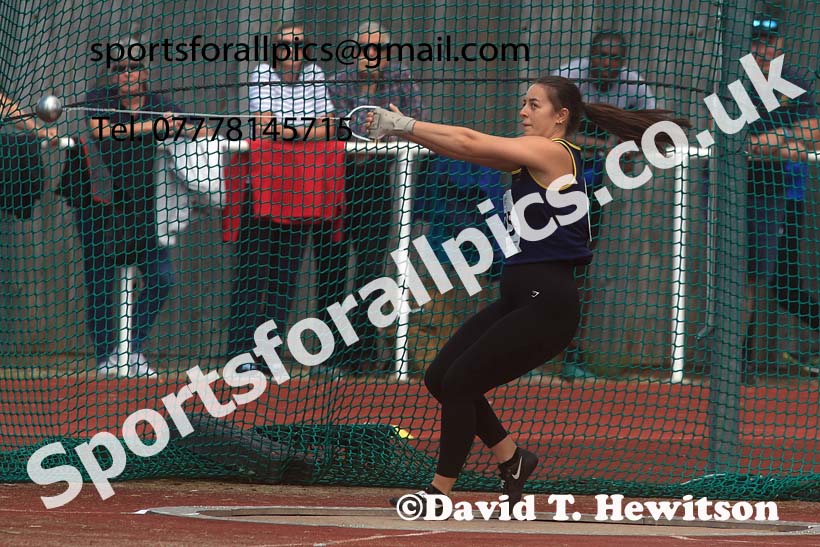 Senior Womens hammer, 2024 Northern Senior and Under-20s Track and Field Champs, Middlesbrough.  Photo: David T. Hewitson/Sports for All Pics
